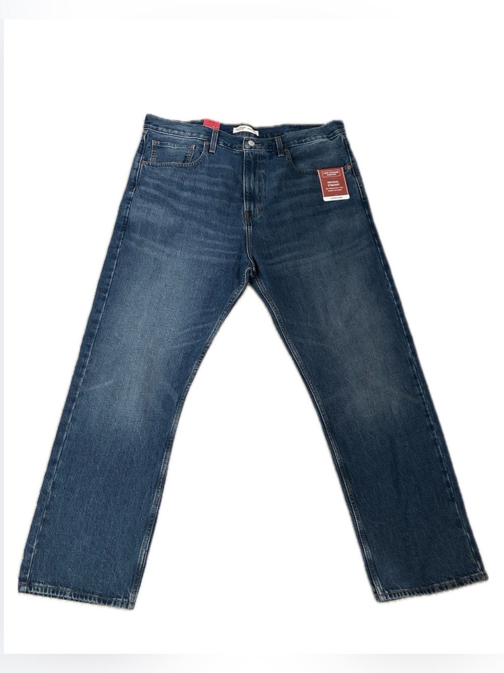 Signature by Levi Strauss Men's Blue original Straight Jeans
